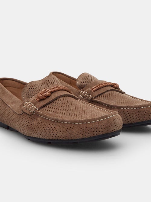 Mocassins en daim BATA - Kiabi