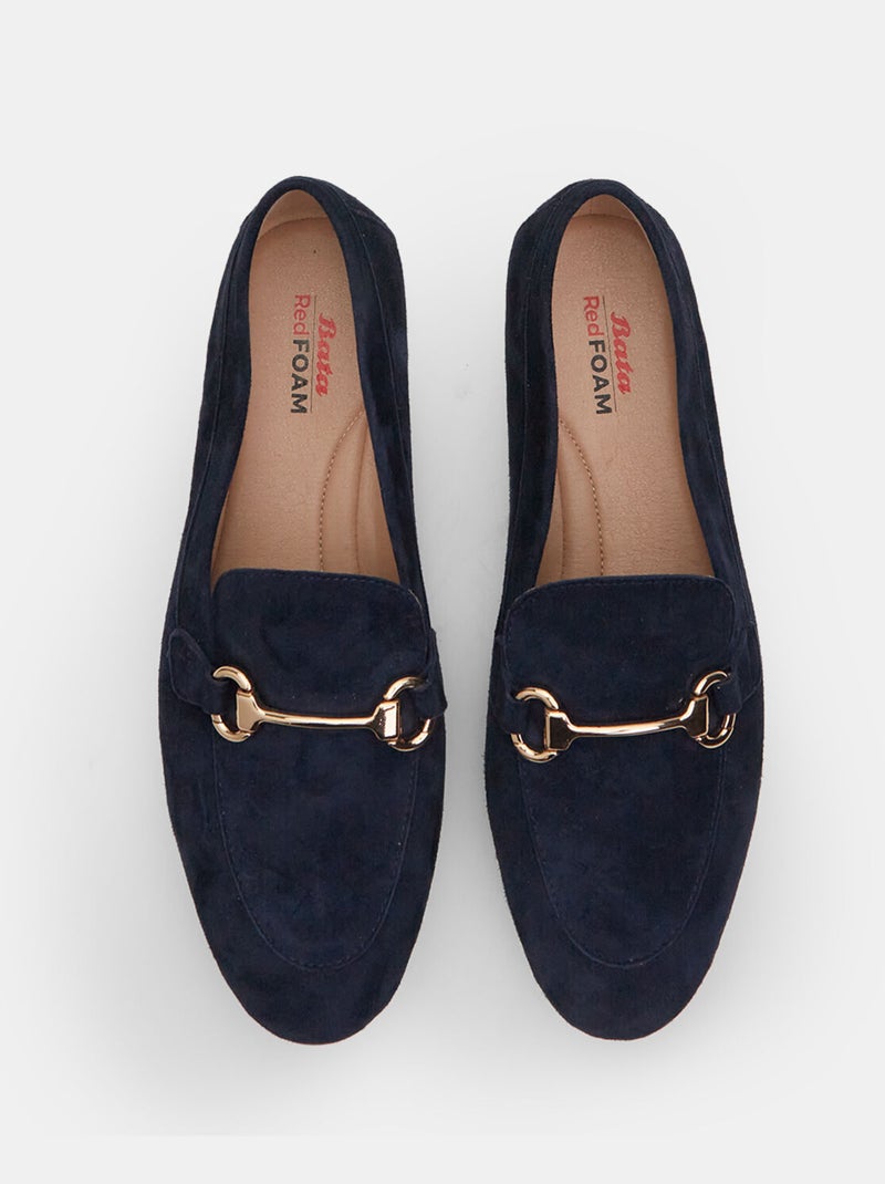 Mocassins en daim BATA Bleu - Kiabi