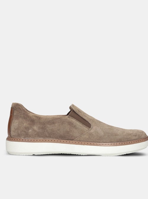 Mocassins en daim BATA - Kiabi