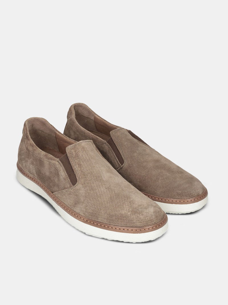 Mocassins en daim BATA Bronze - Kiabi