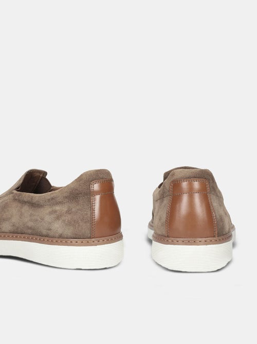Mocassins en daim BATA - Kiabi