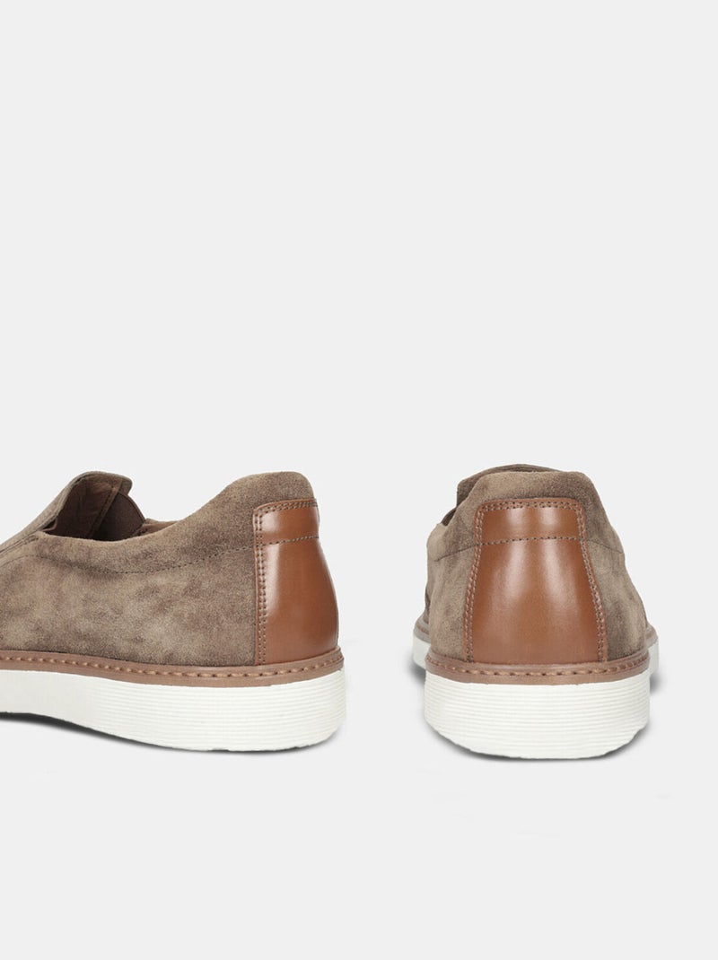 Mocassins en daim BATA Bronze - Kiabi