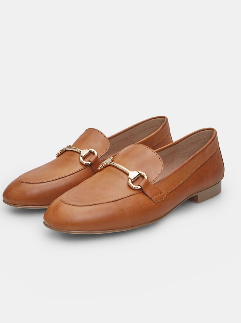 Mocassins en daim BATA Marron - Kiabi