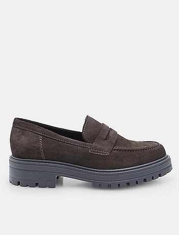 Mocassins en daim BATA