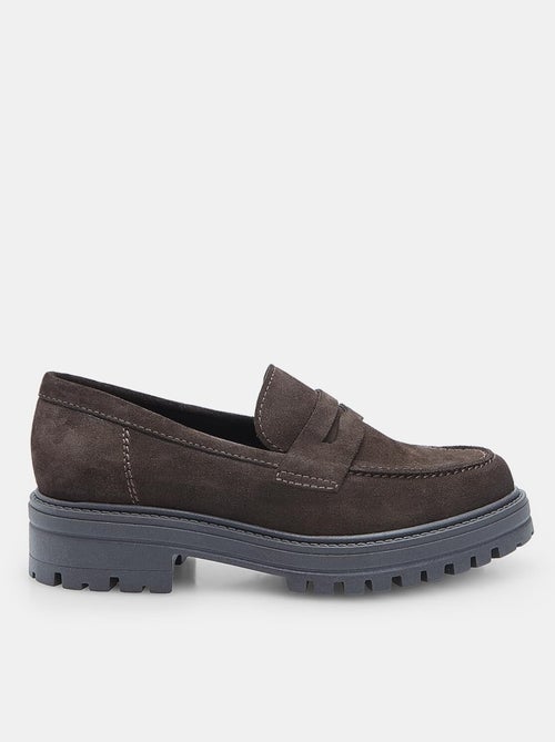 Mocassins en daim BATA - Kiabi