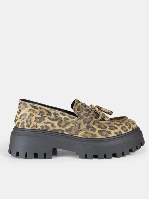 Mocassins en daim BATA - Kiabi