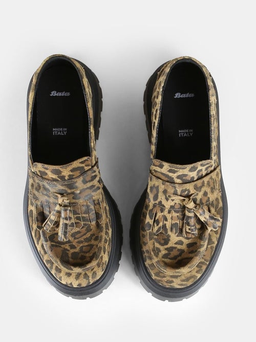 Mocassins en daim BATA - Kiabi