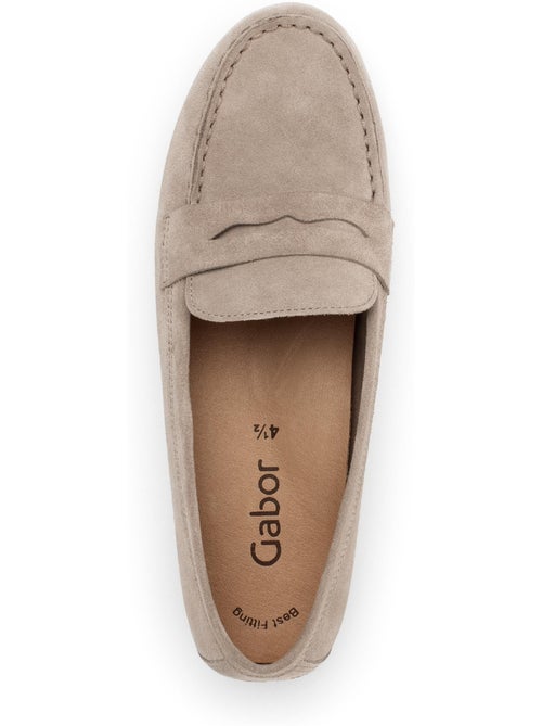 Mocassins  en daim - Kiabi