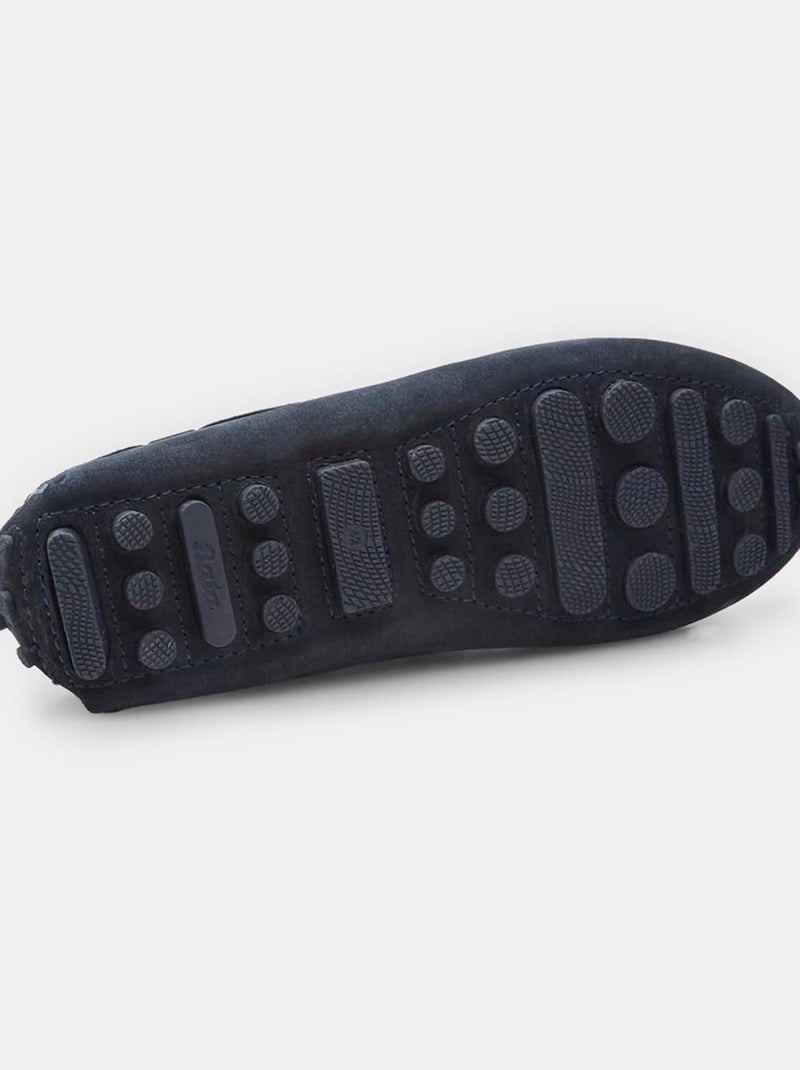 Mocassins en daim comfortables BATA Bleu - Kiabi