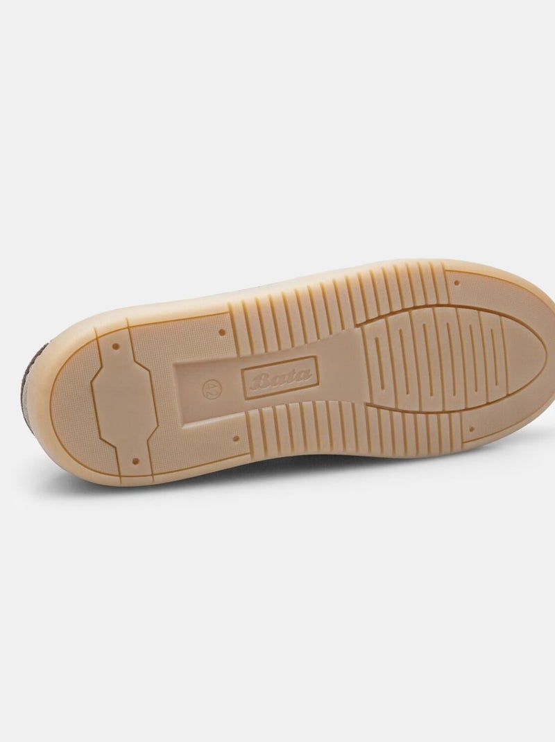 Mocassins en daim confortables  BATA Beige - Kiabi