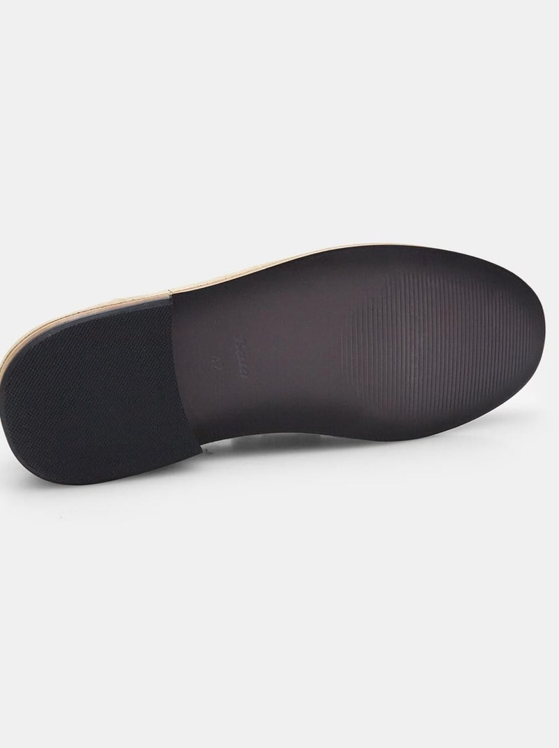 Mocassins en daim confortables  BATA Beige - Kiabi