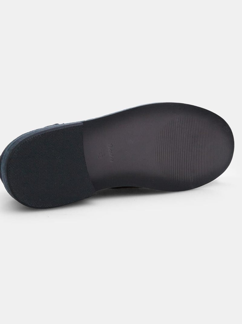 Mocassins en daim confortables  BATA Bleu - Kiabi