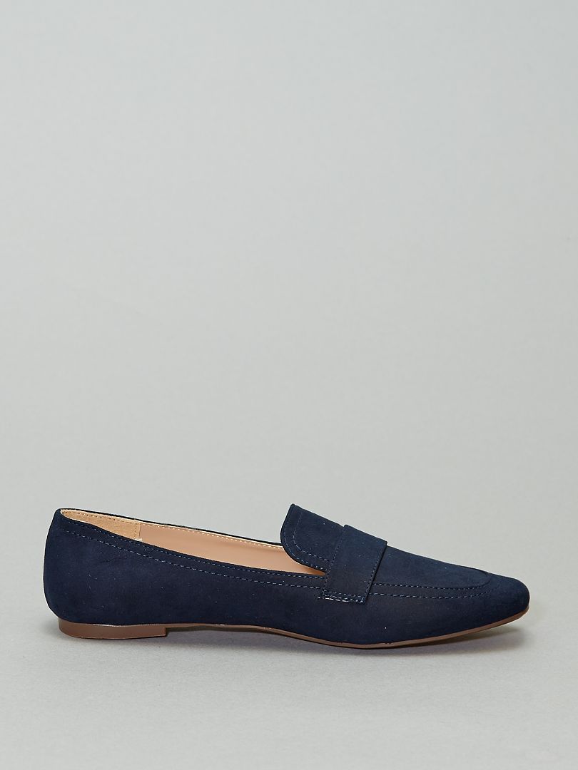 mocassin bleu marine