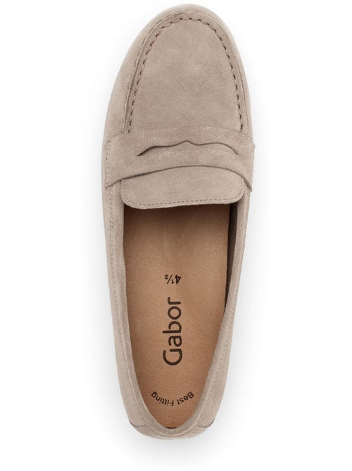 Mocassins  en nubuck - Kiabi
