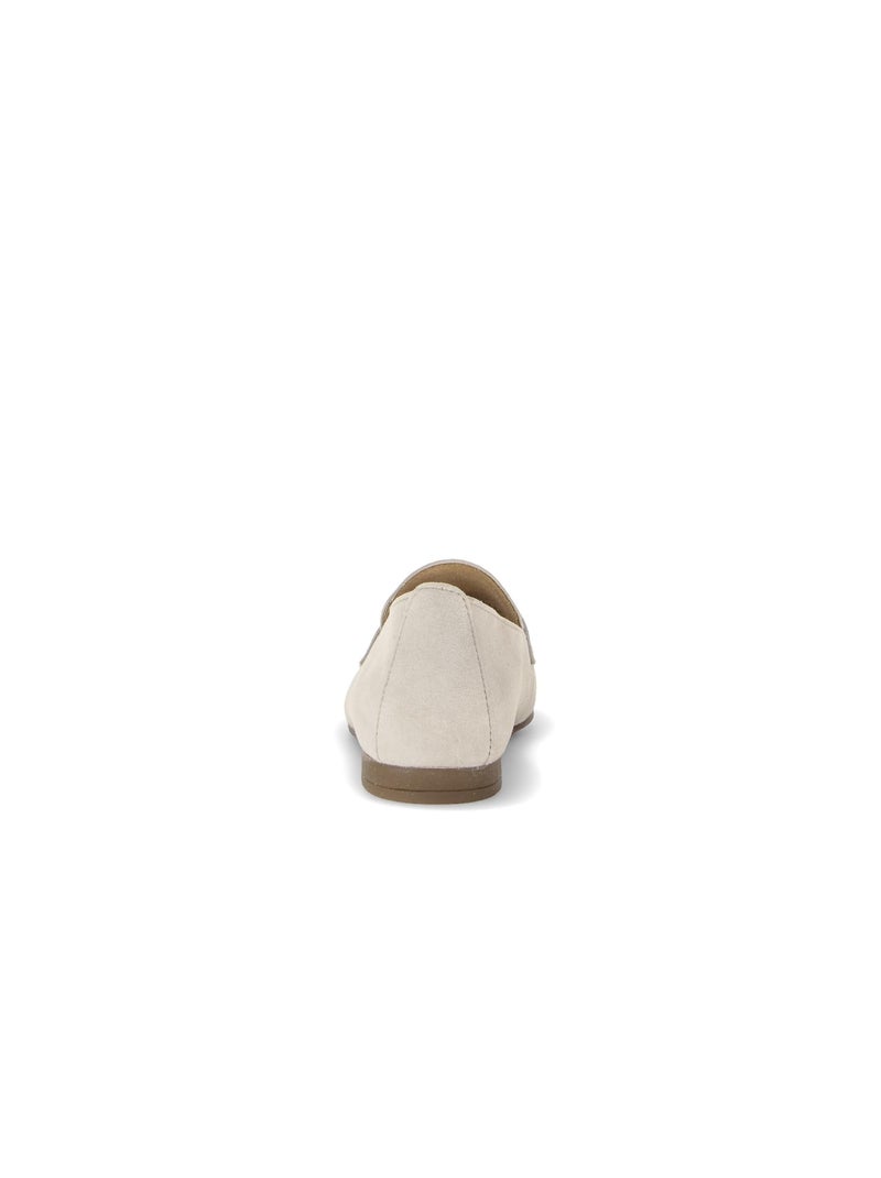 Mocassins  en nubuck Doré/or - Kiabi