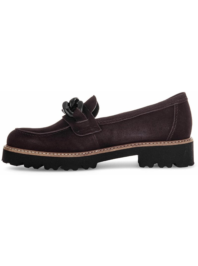 Mocassins  en Nubuck Marron clair - Kiabi