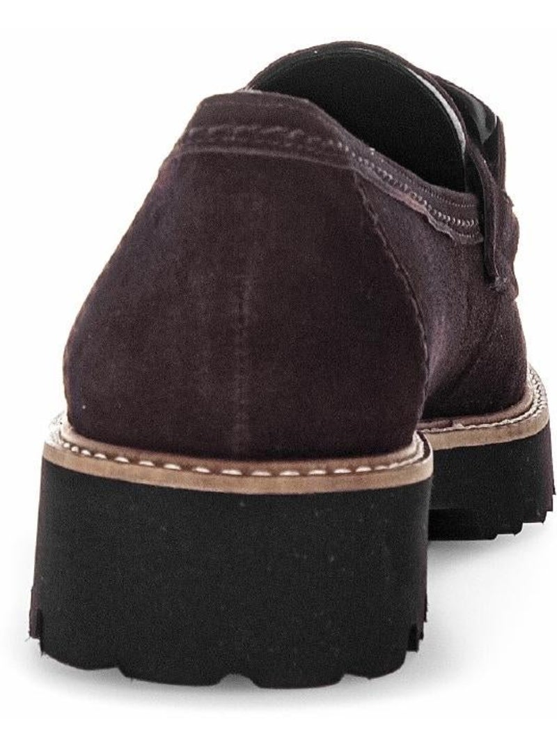 Mocassins  en Nubuck Marron clair - Kiabi