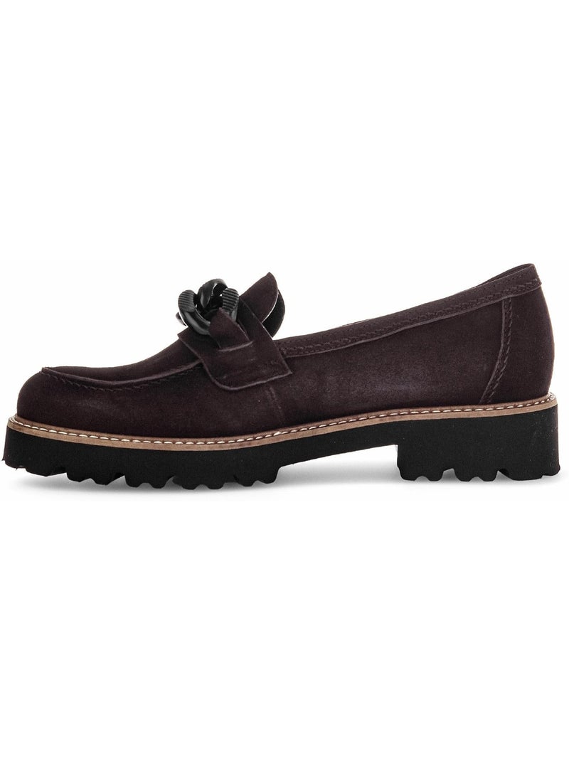 Mocassins  en Nubuck Marron - Kiabi