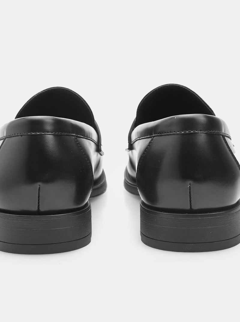 Mocassins en simil cuir BATA Noir - Kiabi