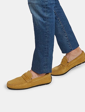 Mocassins en suède BATA
