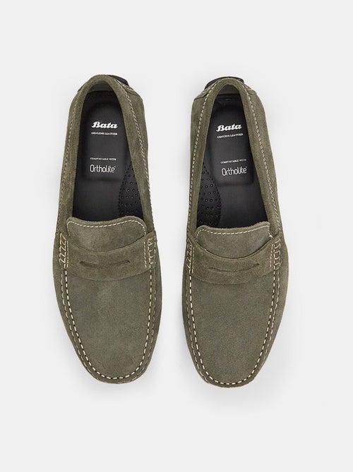 Mocassins en suède BATA - Kiabi