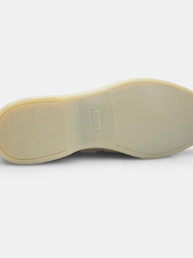 Mocassins en Suede comfortables BATA Beige - Kiabi