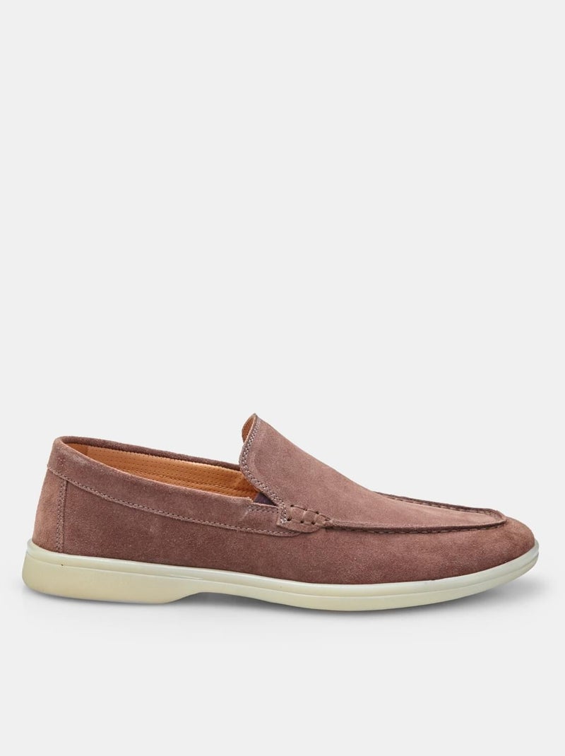 Mocassins en Suede comfortables BATA Marron - Kiabi
