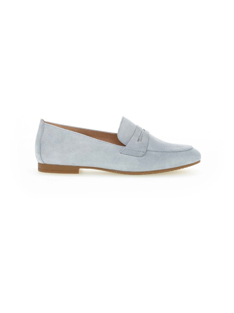 Mocassins  en suède Gabor Bleu - Kiabi