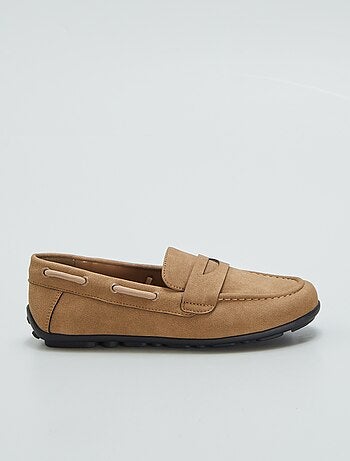 Mocassins en suédine