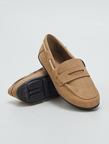 Mocassins en suédine