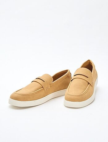 Mocassins en suédine