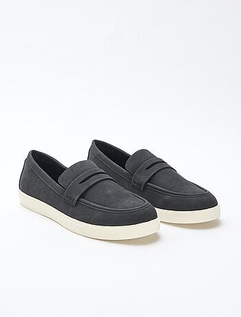 Mocassins en suédine