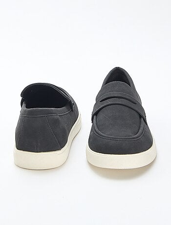 Mocassins en suédine