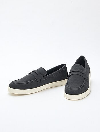 Mocassins en suédine