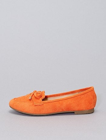 Mocassins Vetements Femme Orange Kiabi