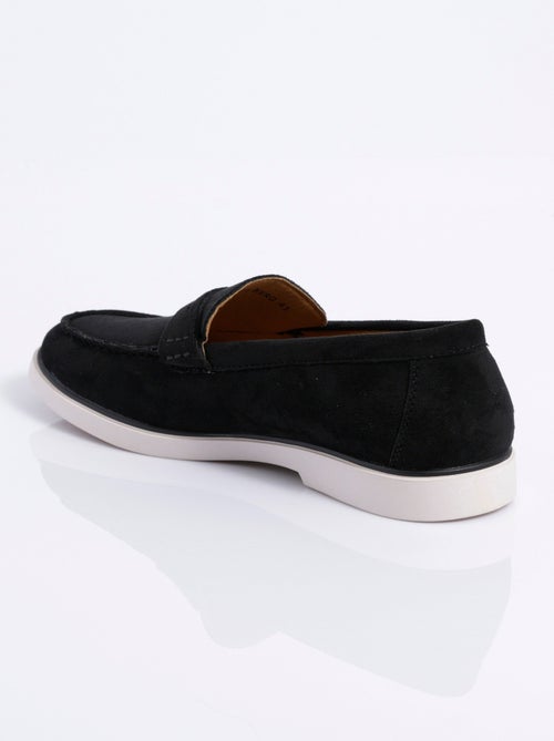 Mocassins en suédine, semelle contrastée - AFIBEL - Kiabi