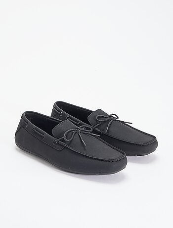 Mocassins en suédine unis
