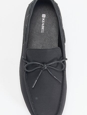 Mocassins en suédine unis
