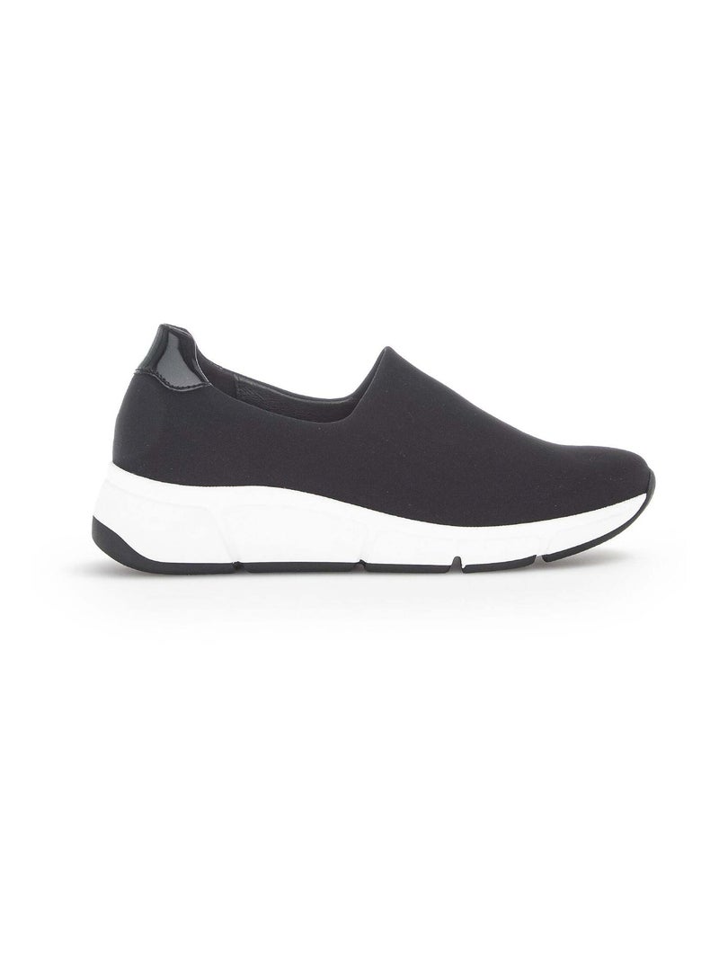 Mocassins  en textile Gabor Noir Noir - Kiabi