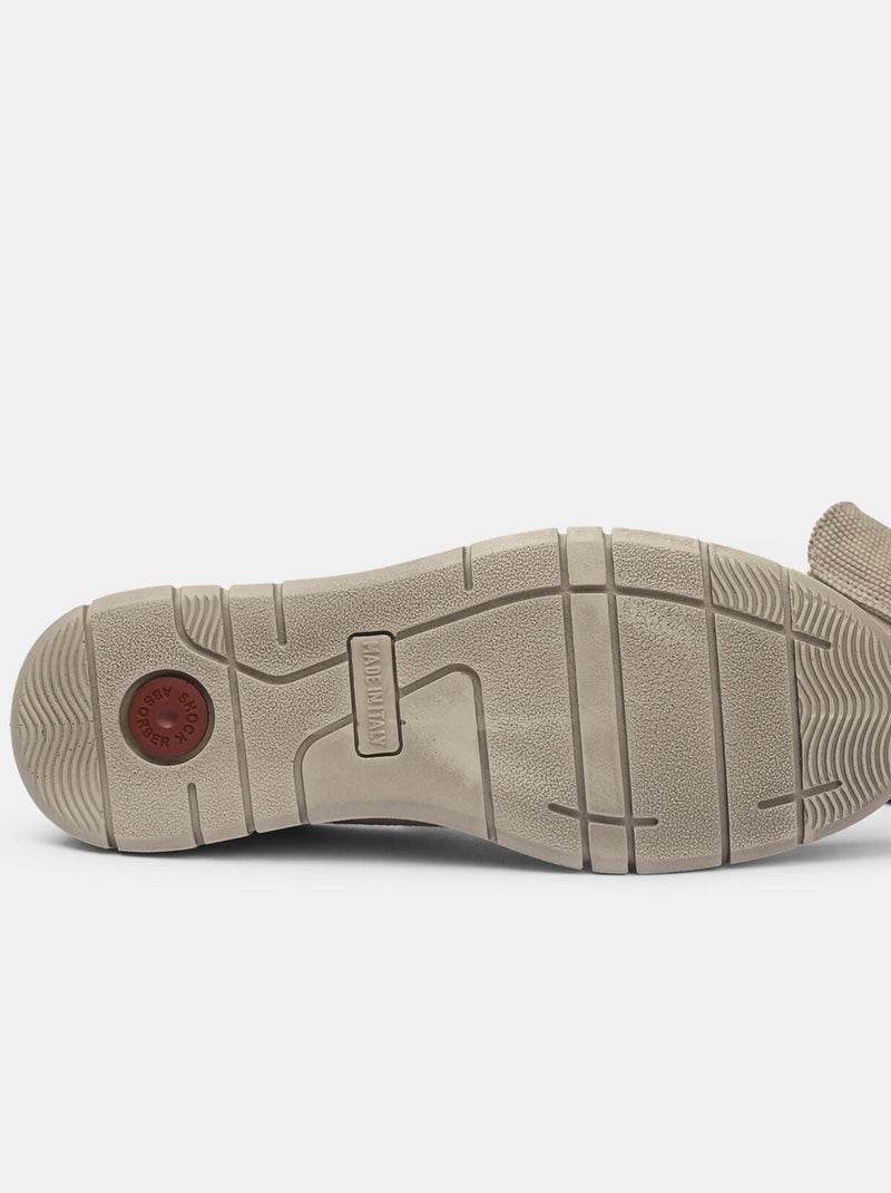 Mocassins en tissu Beige - Kiabi