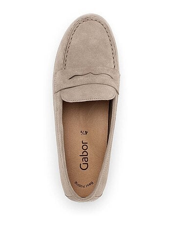 Mocassins en velours