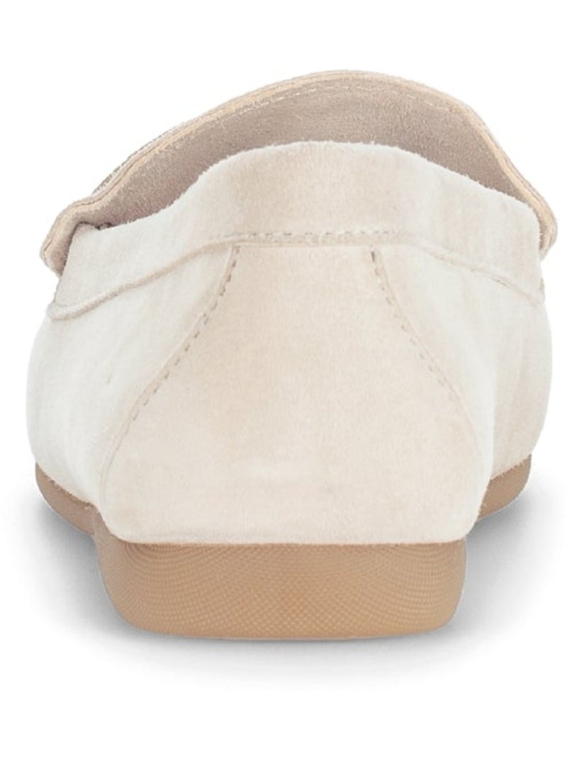 Mocassins  en velours Beige - Kiabi
