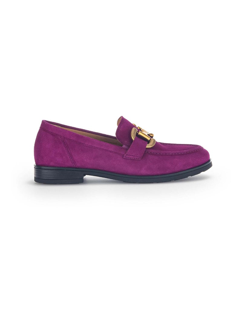 Mocassins  en velours Gabor Violet - Kiabi