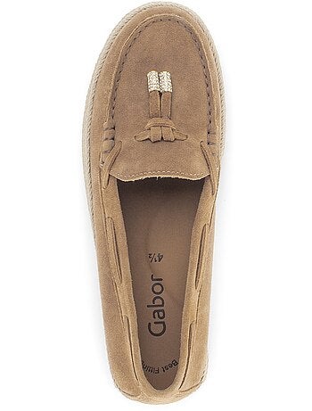Mocassins en velours
