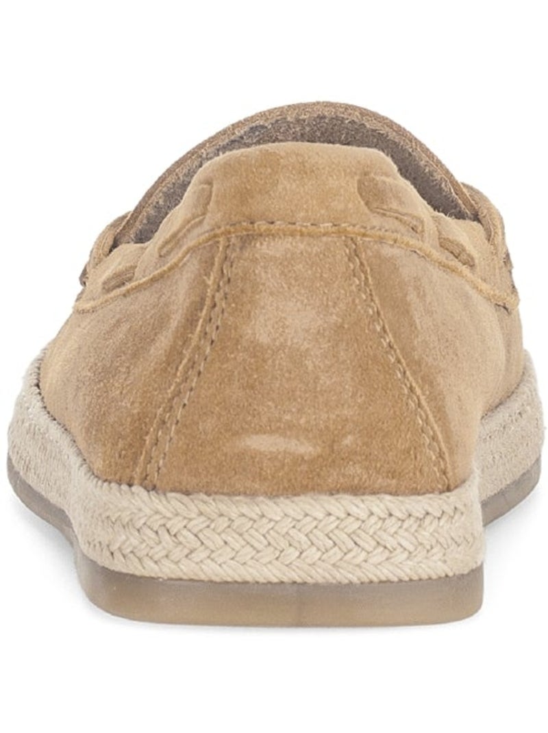 Mocassins  en velours Marron - Kiabi