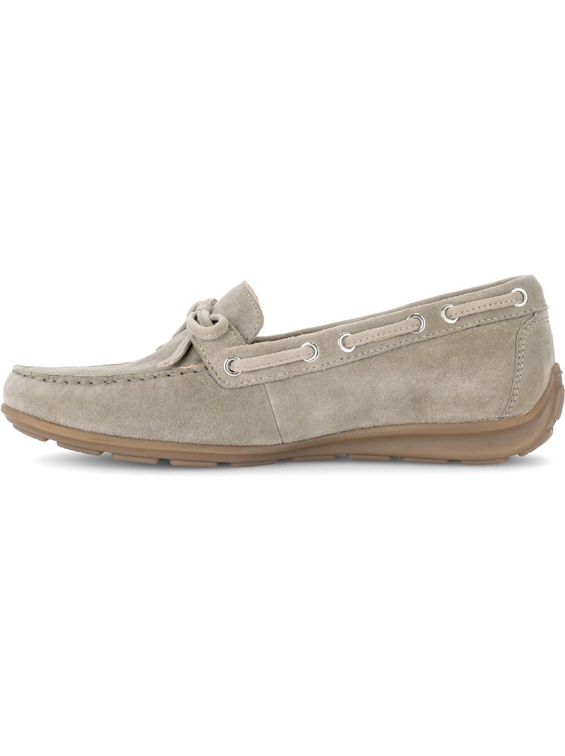 Mocassins  en velours Vert - Kiabi