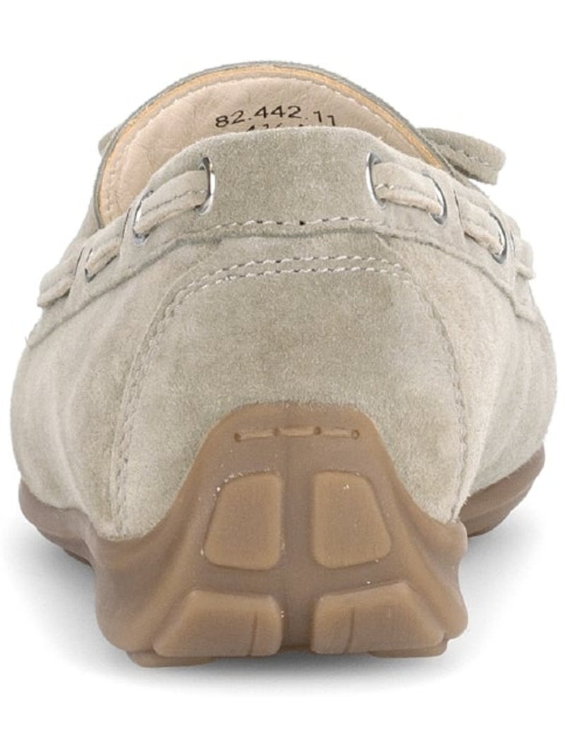 Mocassins  en velours Vert - Kiabi