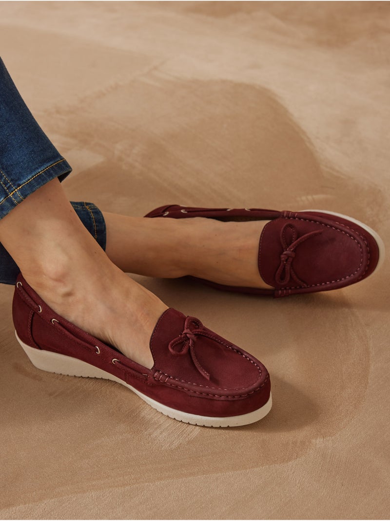 Mocassins esprit bateau femme - PEDICONFORT Bordeaux - Kiabi