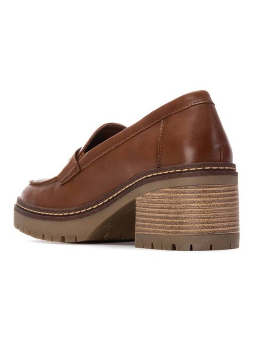 Mocassins femme à plateforme et talon - Kiabi