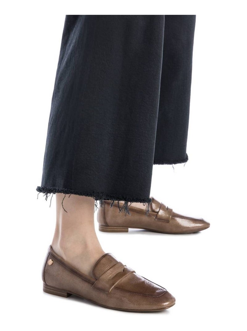 Mocassins femme en verni Beige - Kiabi